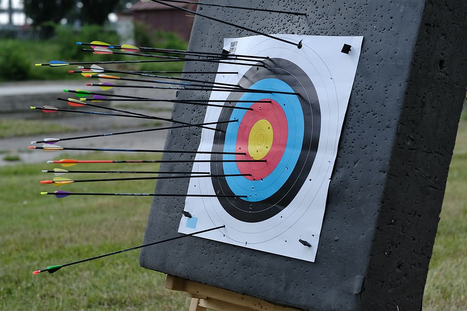 Los diferentes tipos de flechas para el tiro con arco